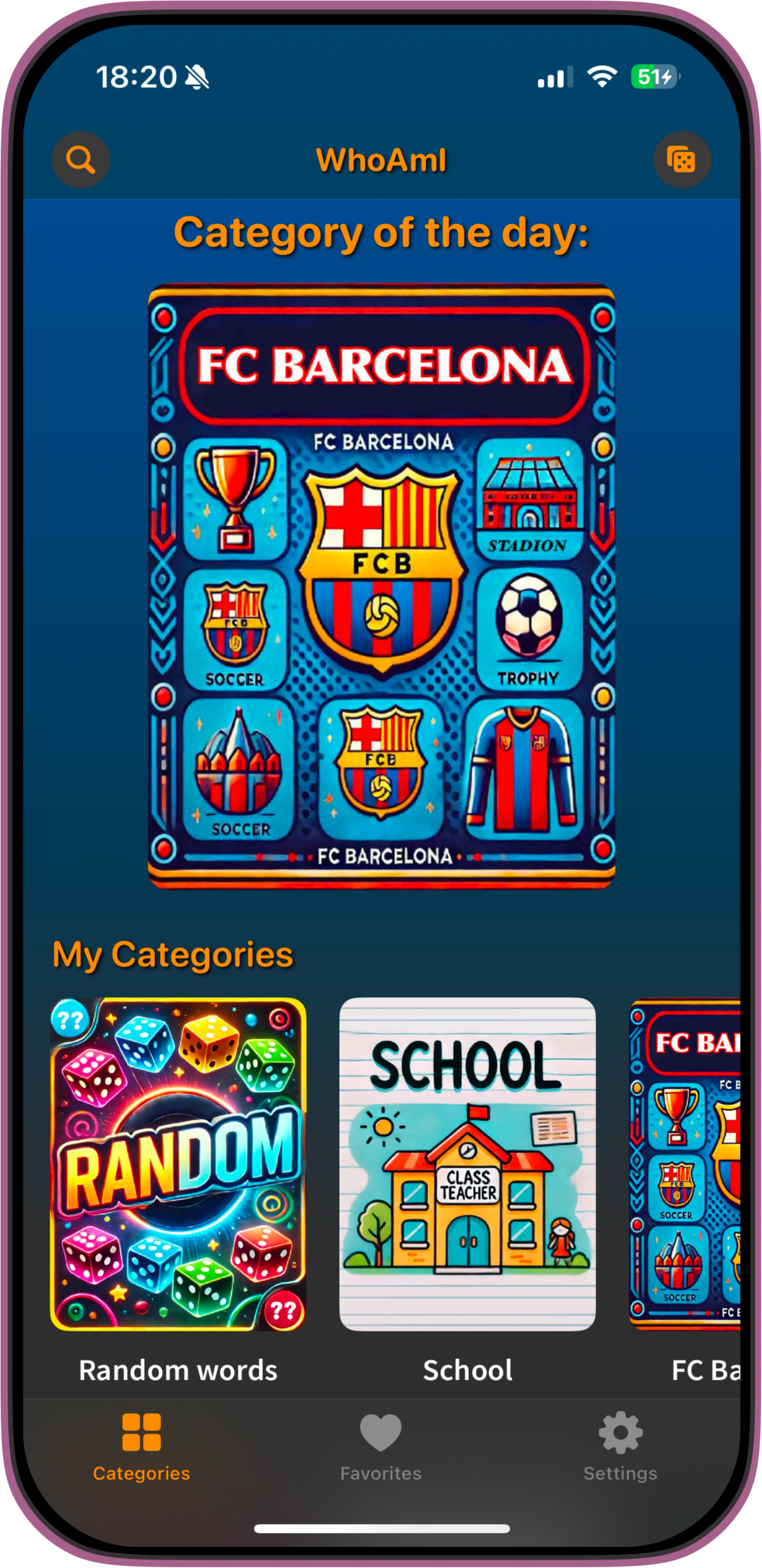 Who Am I app screenshot